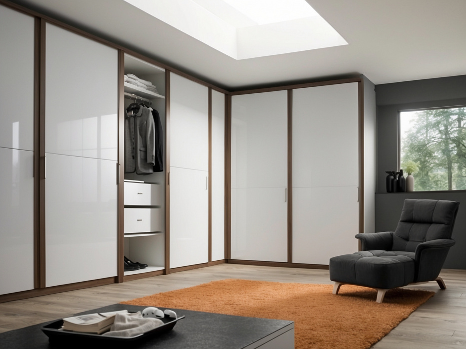 Угловой шкаф-купе «Лангрео»